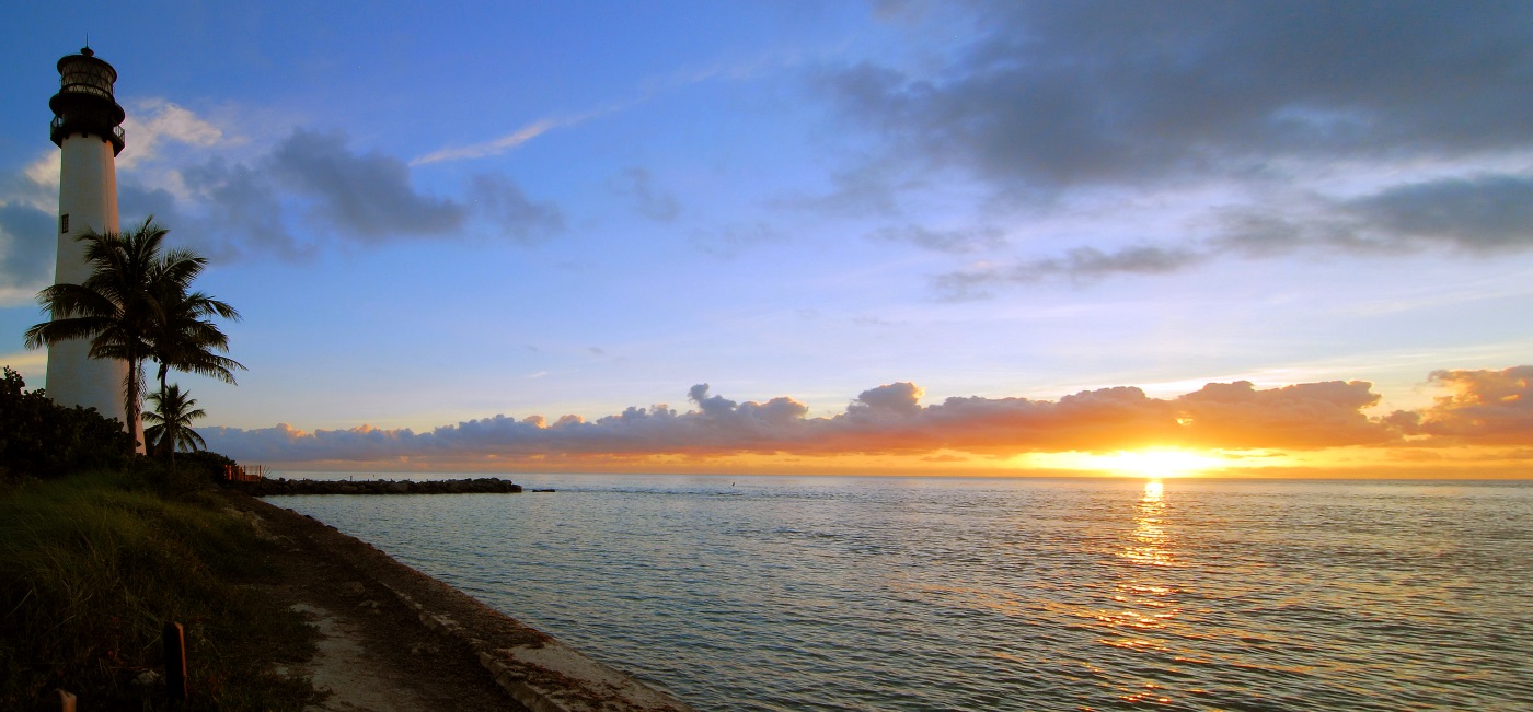 picture of sunset on the beach